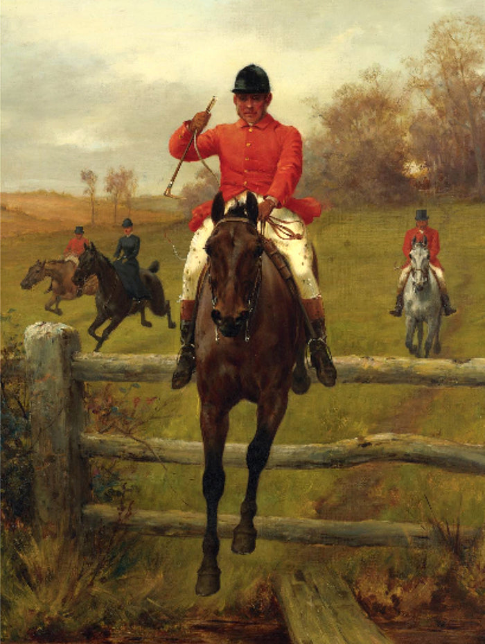 Oleograph on Canvas of a Huntsman 