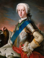 Fine Large Portrait of Bonnie Prince Charlie - Oleograph on Canvas