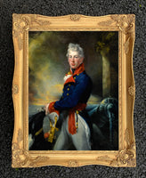 Gilt Framed Oleograph - Portrait of a Naval Officer