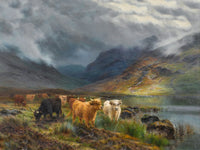 In The Highlands - Fine Lithograph on Canvas after Bosworth Hurt