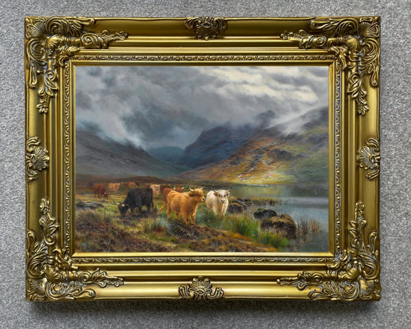 In The Highlands - Fine Lithograph on Canvas after Bosworth Hurt