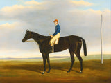 Fine Oleograph on Canvas - Deception, Winner of the 1839 Oaks, with Jockey Up