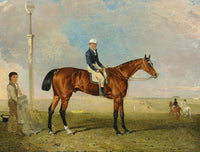 Fine Oleograph on Canvas of the Bay Racehorse "Mameluke" aft. Benjamin Marshall