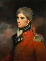 Stunning Large Oleograph on Canvas - Portrait of General Sir George Murray