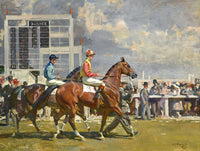 Fine Lithograph on Canvas - "Epsom" after the original by Alfred Munnings