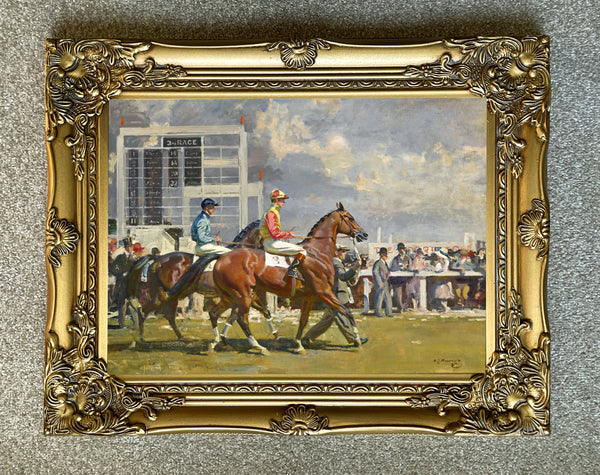 Fine Lithograph on Canvas - "Epsom" after the original by Alfred Munnings