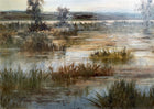 Excellent Edwardian Oil on Canvas - Extensive River Landscape - Rutland Barrington 1902 SOLD
