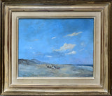 Vintage Oil on Panel of a Beach Scene aft. Edward Seago SOLD