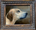 Fine Vintage Oil on Panel of a Foxhound SOLD