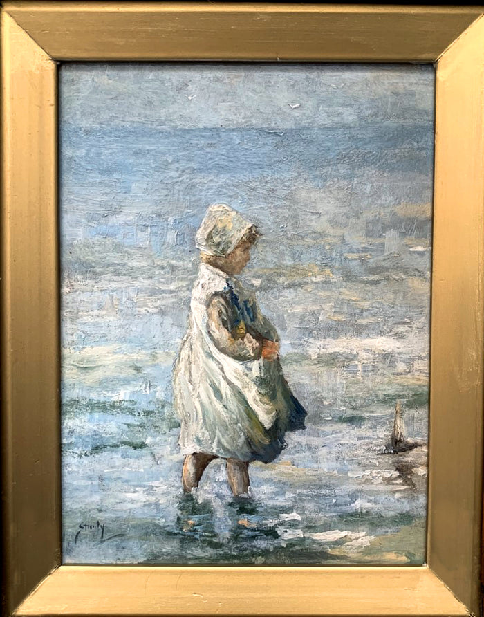 Fine Vintage Scottish School Oil on Panel of a 