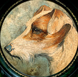 Fine Vintage Portrait Oil on Board - Dog SOLD