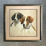 Early C20th Watercolour Portrait of a pair of Terriers - George Vernon Stokes