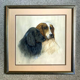 Fine Early C20th Watercolour Portrait of a pair of Spaniels - George Vernon Stokes