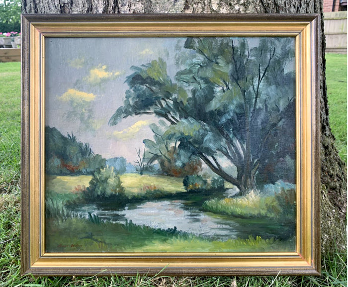 Fine Vintage Impressionist East Anglian Landscape by Owen Waters SOLD