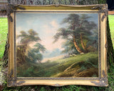 Excellent Vintage English School Oil on Canvas - Sheep Grazing SOLD