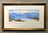 L.Lewis - C19th Victorian Watercolour of a Highland Loch 1895 SOLD