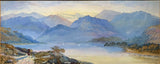 L.Lewis - C19th Victorian Watercolour of a Highland Loch 1895 SOLD