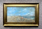 Elegant Vintage French Impressionist Oil on Panel - Extensive Beach Scene SOLD