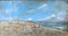 Elegant Vintage French Impressionist Oil on Panel - Extensive Beach Scene SOLD