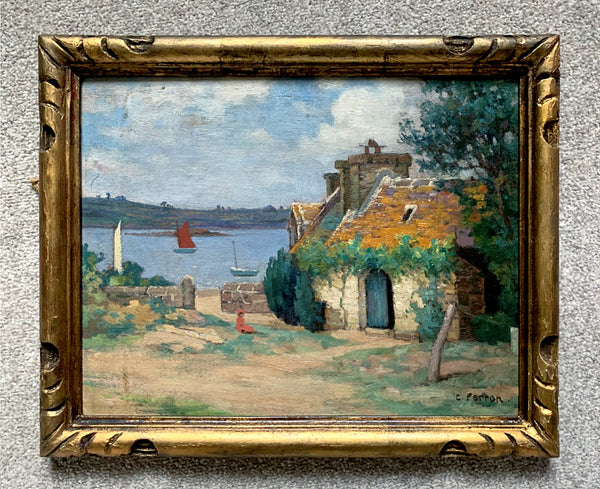 Charles Clément Francis Perron (1893-1958) Fine French Impressionist Oil on Panel SOLD