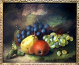 Fabulous C19th Victorian Oil on Canvas - Charles Stuart (1838-1907) Still Life of Fruit 1895 SOLD