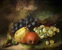 Fabulous C19th Victorian Oil on Canvas - Charles Stuart (1838-1907) Still Life of Fruit 1895 SOLD