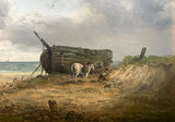 Fabulous Vintage Oil on Board by John Mace "Low Tide on the East Coast" SOLD