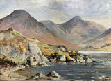 Excellent English Modernist Oil on Canvas - Lake District Landscape by Fred McJannet SOLD