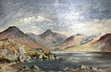 Excellent English Modernist Oil on Canvas - Lake District Landscape by Fred McJannet SOLD