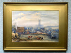 Exquisite C19th Victorian English School Watercolour - Rural Harvest SOLD