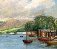 Fine Vintage Oil on Board - Kingsbridge Estuary by Donald Greig (1916-2009) SOLD