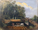 Fine Early C20th Norwich School Oil on Board depicting a Rural Norfolk Riverscape SOLD