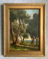 Fine Late C19th Victorian Oil on Panel - Beaulieu Woods - Henry W Henley SOLD