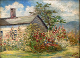 Exquisite Early C20th Oil on Board- Cottage in North Egremont, Massachusetts 1932 SOLD
