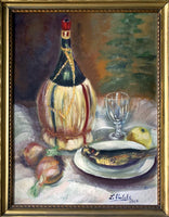 Fine Vintage Mid C20th Post Impressionist Still Life Oil on Board SOLD