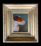 Fine Vintage Oil on Board of a Jack RussellTerrier SOLD