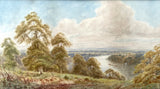 Delightful C19th Victorian Watercolour - The Thames at Richmond - V Allan SOLD