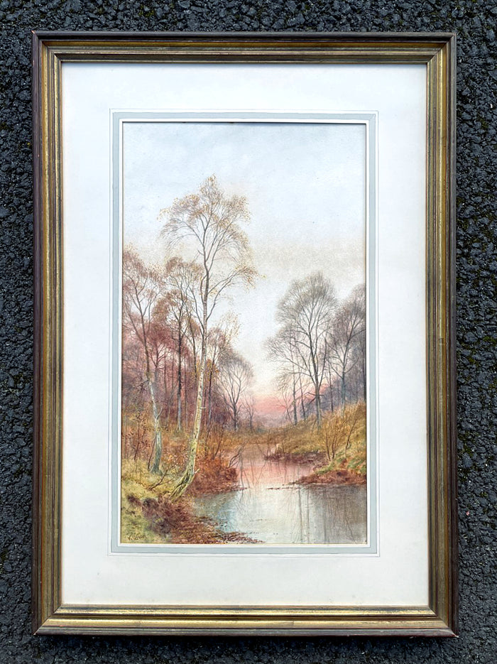 Delightful C19th Victorian Watercolour -Nr. Albury Surrey - V Allan SOLD