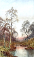 Delightful C19th Victorian Watercolour -Nr. Albury Surrey - V Allan