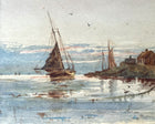 Joseph William Carey (1859-1937) Superb Edwardian Watercolour - Fishing Boats at Anchor SOLD