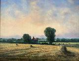 Fine Vintage Oil on Canvas Board - Landscape of St.Cross Nr.Harleston - Geoffrey Flatt SOLD