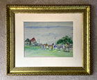 William Henry Ford - Fine 1950's Watercolour - Point to Point Norfolk Showground SOLD