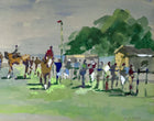 William Henry Ford - Fine 1950's Watercolour - Point to Point Norfolk Showground SOLD