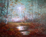 Beautiful Late C20th Vintage Oil on Canvas - A.Grant - Epping Forest SOLD