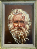 Superb Vintage Oil on Canvas Portrait of a Gentleman - Raymond Goux 1988 SOLD