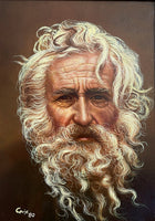 Superb Vintage Oil on Canvas Portrait of a Gentleman - Raymond Goux 1988 SOLD