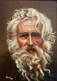 Superb Vintage Oil on Canvas Portrait of a Gentleman - Raymond Goux 1988 SOLD