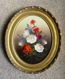 Beautiful Vintage Oil on Canvas Still Life Study of a Bouquet of Flowers SOLD