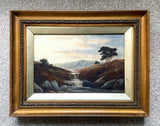 Fine Edwardian Oil on Panel by Jack M Ducker depicting a Highland Landscape SOLD