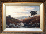 Fine Edwardian Oil on Panel by Jack M Ducker depicting a Highland Landscape SOLD